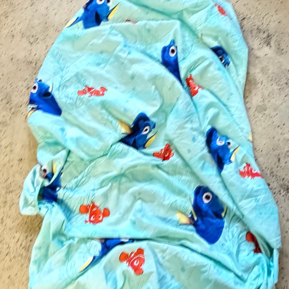 Vintage Finding Nemo Fitted Twin Sheet